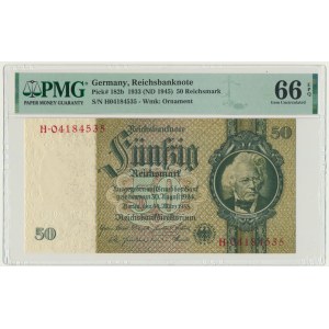 Germany, 50 Reichsmark 1933 - PMG 66 EPQ