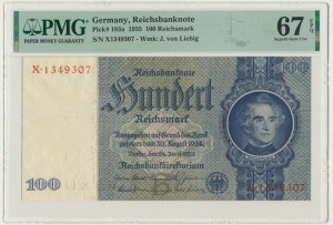 Germany, 100 Reichsmark 1935 - PMG 67 EPQ