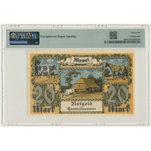 Memel (Kłajpeda), 20 marek 1922 - PMG 64 EPQ