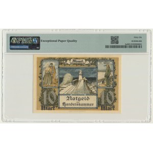 Memel (Klaipeda), 10 Mark 1922 - PMG 66 EPQ