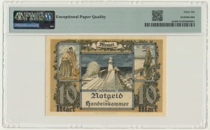 Memel (Klaipeda), 10 Mark 1922 - PMG 66 EPQ