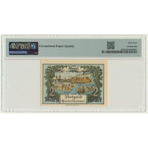 Memel (Klaipeda), 2 Mark 1922 - PMG 64 EPQ