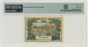 Memel (Klaipeda), 2 Mark 1922 - PMG 64 EPQ