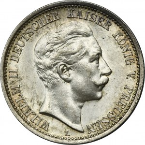 Germany, Kingdom of Prussia, Wilhelm II, 2 Mark Berlin 1906 A