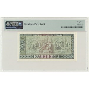 Rumunia, 25 lei 1966 - PMG 67 EPQ