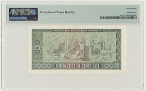 Romania, 25 Lei 1966 - PMG 67 EPQ