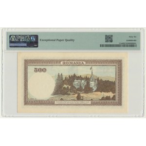 Rumunia, 500 lei 1942 - PMG 66 EPQ