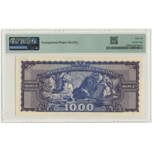 Rumunia, 1.000 lei 1950 - PMG 66 EPQ