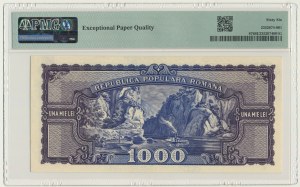 Romania, 1.000 Lei 1950 - PMG 66 EPQ