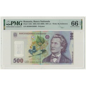 Romania, 500 Lei 2005 - PMG 66 EPQ