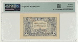 Romania, 2 Lei 1920 - SPECIMEN - PMG 64 EPQ