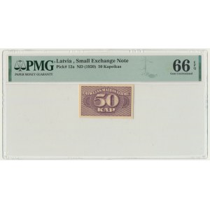 Latvia, 50 Kapeikas (1920) - PMG 66 EPQ