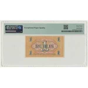 Latvia (Riga), 1 Rublis 1919 - PMG 67 EPQ