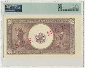 Romania, 10.000 Lei 1945 - SPECIMEN - PMG 63