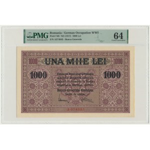 Rumunia, 1.000 lei (1917) - PMG 64