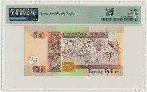Belize, 20 Dollars 2007 - PMG 65 EPQ