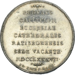 Germany, Archbishopric of Regensburg, Sede Vacante, Thaler 1787