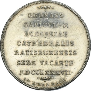 Germany, Archbishopric of Regensburg, Sede Vacante, Thaler 1787