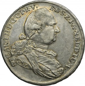 Germany, Electorate of Bavaria, Charles II Theodore, Munich Thaler 1779 HST