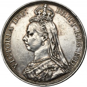 Great Britain, Victoria, 1 Crown London 1887