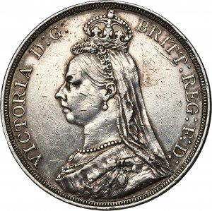 Great Britain, Victoria, 1 Crown London 1887
