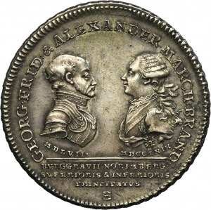 Germany, Margrave of Brandenburg-Ansbach, Karl Alexander, Thaler Schwabach 1769 G