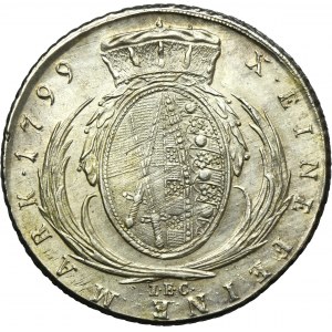 Germany, Electorate of Saxony, Friedrich August III, Thaler Dresden 1799 IEC
