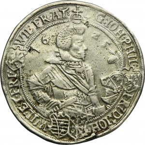 Germany, Duchy of Saxe-Altenburg, Johann Philip I, Friedrich VIII, Johann Wilhelm IV and Friedrich Wilhelm II, Thaler Saalfeld 1625 WA