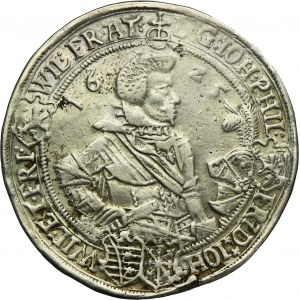 Germany, Duchy of Saxe-Altenburg, Johann Philip I, Friedrich VIII, Johann Wilhelm IV and Friedrich Wilhelm II, Thaler Saalfeld 1625 WA
