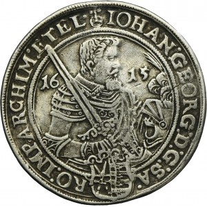Germany, Electorate of Saxony, John George I and Augustus, Thaler Dresden 1615