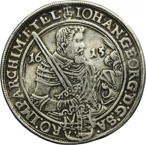 Germany, Electorate of Saxony, John George I and Augustus, Thaler Dresden 1615
