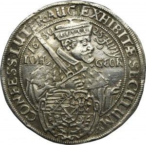 Germany, Electorate of Saxony, Johann Georg I, Thaler Dresden 1630