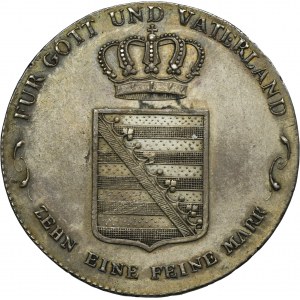 Germany, Duchy of Saxe-Coburg-Saalfeld, Ernst I, Thaler Saalfeld 1817