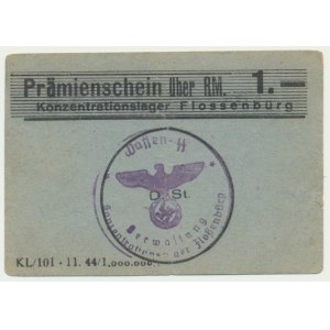 Germany, Flossenburg, 1 Reichsmark (1944)