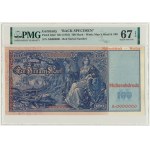 Germany, 100 Mark 1910 - BACK SPECIMEN - PMG 67 EPQ