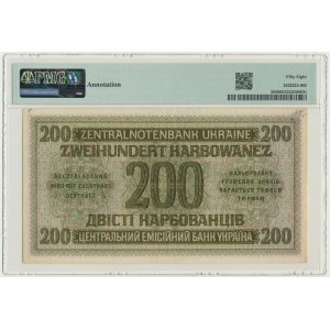 Ukraine, 200 Karbovanez 1942 - PMG 58