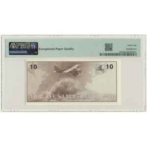 Lithuania, 10 Litu 1991 - AF - PMG 64 EPQ
