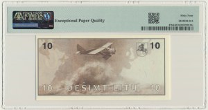 Lithuania, 10 Litu 1991 - AF - PMG 64 EPQ
