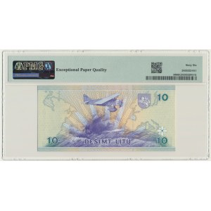 Litwa, 10 litów 1997 - AAA - PMG 66 EPQ