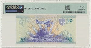 Lituanie, 10 litas 1997 - AAA - PMG 66 EPQ