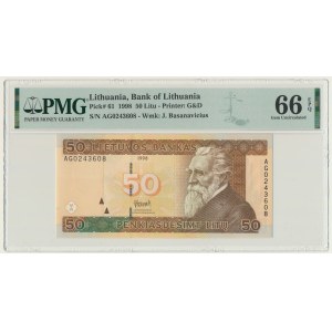 Lithuania, 50 Litu 1998 - PMG 66 EPQ