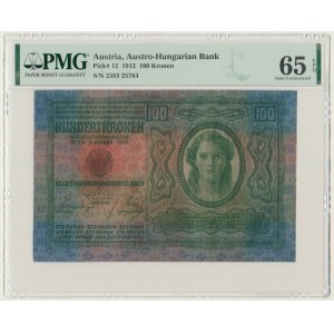 Austria, 100 Kronen 1912 - PMG 65 EPQ