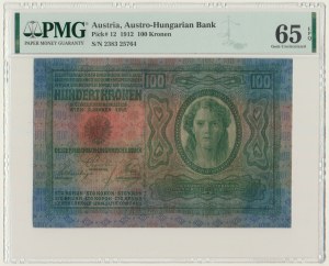 Autriche, 100 couronnes 1912 - PMG 65 EPQ