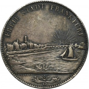 Germany, City of Frankfurt, 2 Thalers = 3 1/2 Gulden 1840