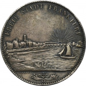 Germany, City of Frankfurt, 2 Thalers = 3 1/2 Gulden 1840