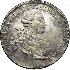 Germany, Principality of Schwarzburg-Rudolstad, Ludwig Günther II, Thaler Saalfeld 1780 ICK