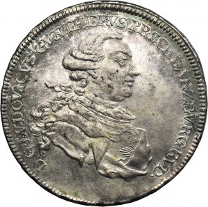 Germany, Principality of Schwarzburg-Rudolstad, Ludwig Günther II, Thaler Saalfeld 1780 ICK