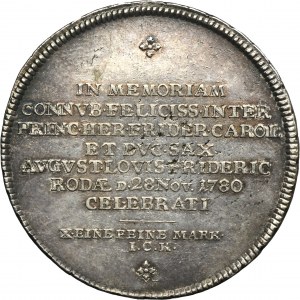 Germany, Principality of Schwarzburg-Rudolstad, Ludwig Günther II, Thaler Saalfeld 1780 ICK