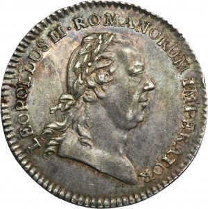 Germany, Leopold II, Coronation token Frankfurt 1790