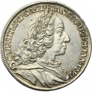 Germany, City of Frankfurt, Karl VII, Ducat in silver 1742
